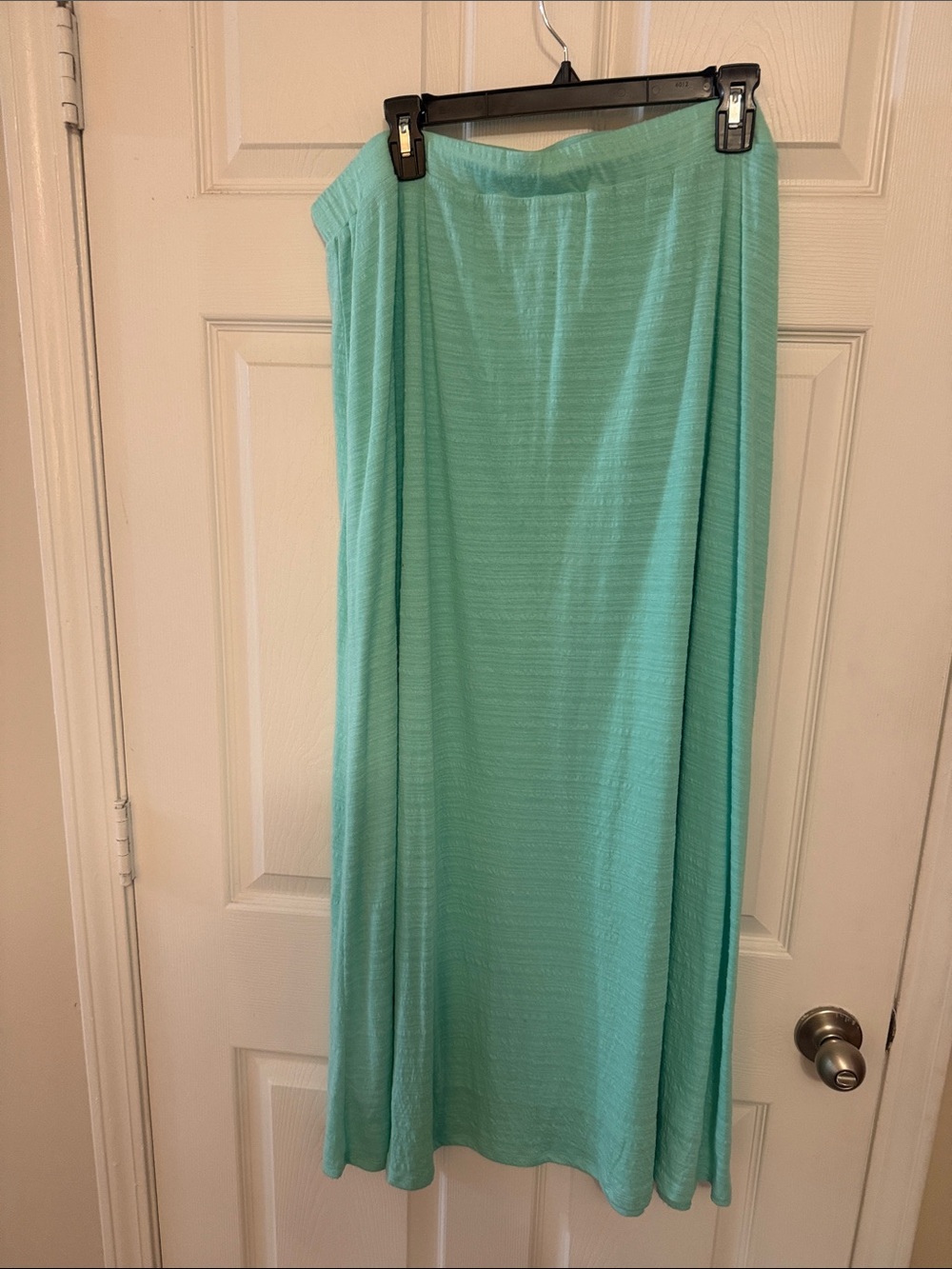 Cato Mint Green Maxi Skirt - Flowing Pull-On Style
